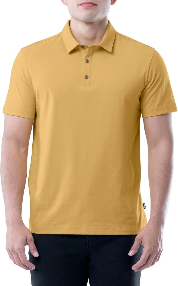 Lee Men's Short Sleeve Soft Washed Cotton Polo T-Shirt