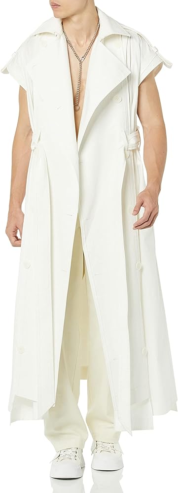 maison blanche All-Gender Sleeveless Trench-Coat