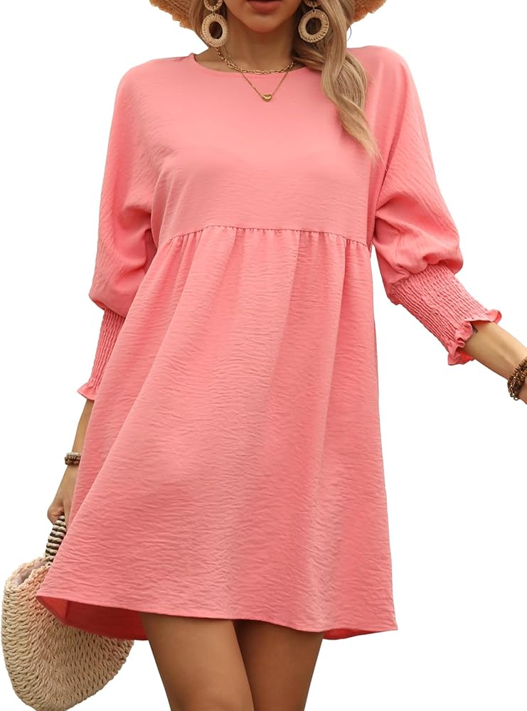 Casual Dresses for Women 2024 Round Neck Ladies Spring T Shirt Dresses Elegant Summer Wedding Beach Dress