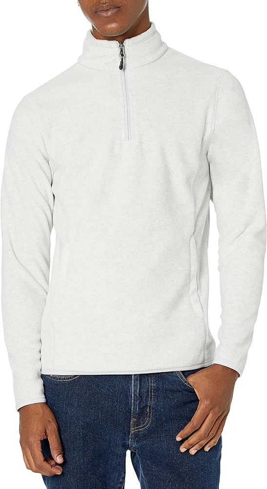 Amazon Essentials Men's Quarter-Zip Polar Fleece Jacket - Discontinued Colors