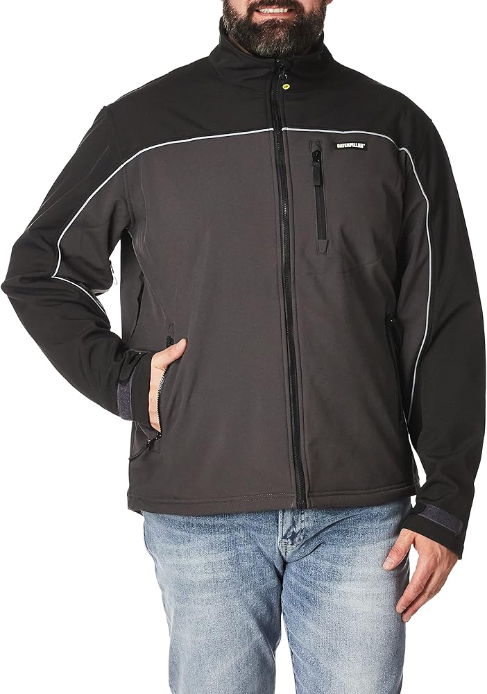 Caterpillar Men's Soft Shell Jacket (Regular and Big & Tall Sizes)