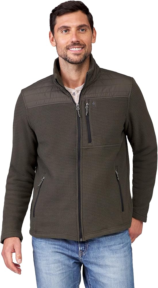 Free Country Men's Grid Fleece Chayote Jacket