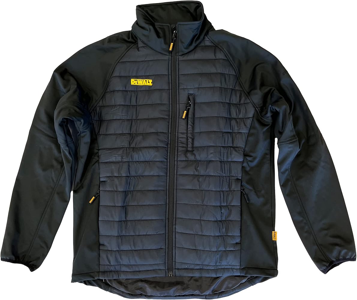 DEWALT Men's Hybrid, Lightweight, Water Resistant, Insulated Work Jacket