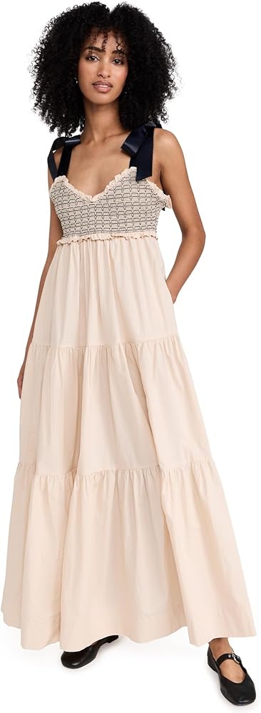 Free People Women's Bluebell Solid Maxi Dress