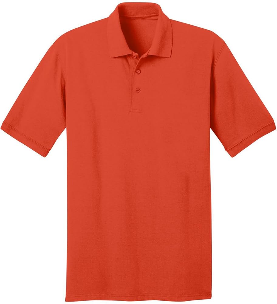 Port & Company Men's Ring Spun Pique Polo