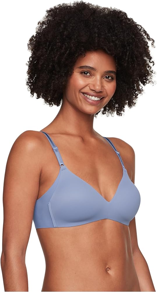 Warner's Women's No Side Effects Underarm-Smoothing Comfort Wireless Lightly Lined T-Shirt Bra 1056