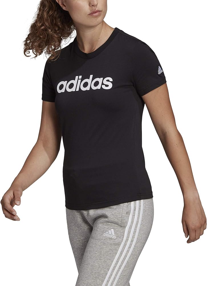 adidas Women's Loungewear Essentials Slim Logo Tee