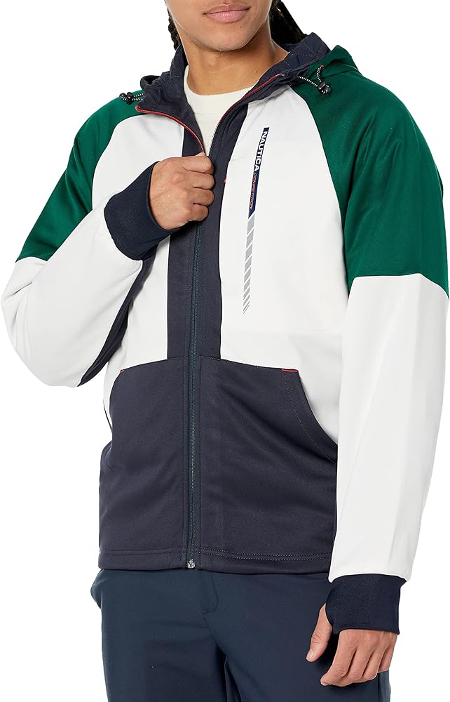 Nautica Men's Competition Sustainably Crafted Full-Zip Jacket