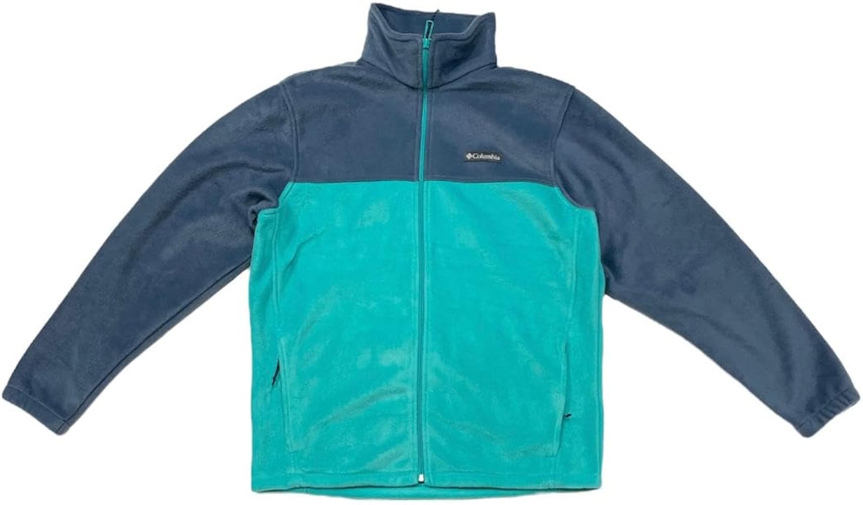 Columbia Mens Granite Mountain Full Zip Fleece Jacket (L, Blue/strong aqua)