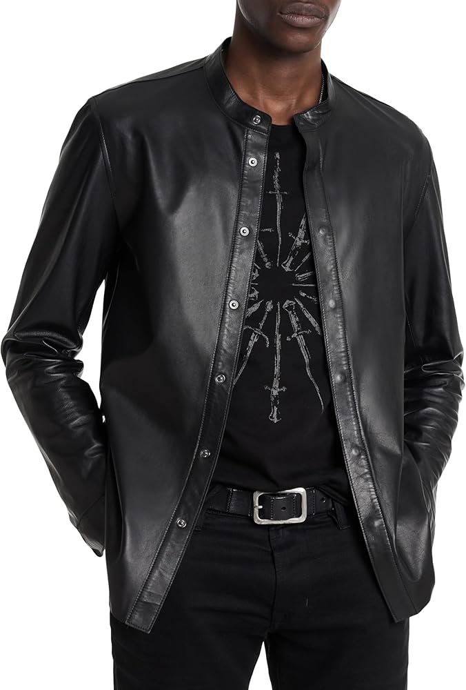 John Varvatos Men's Bernard Shirt Jacket