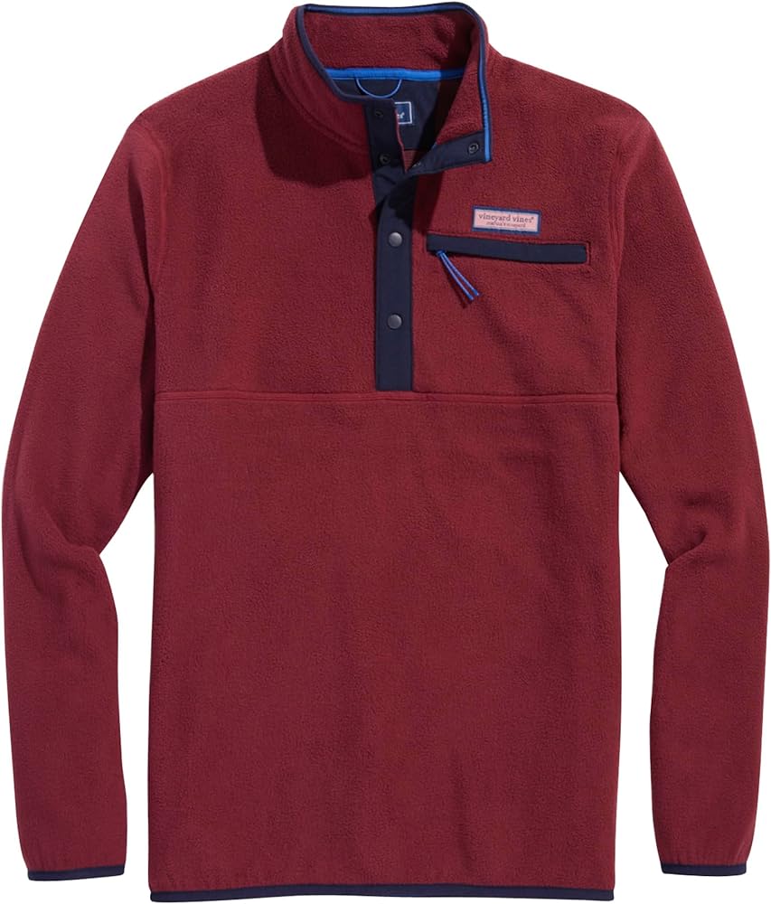 vineyard vines Men's Harbor Fleece Quarter-snap