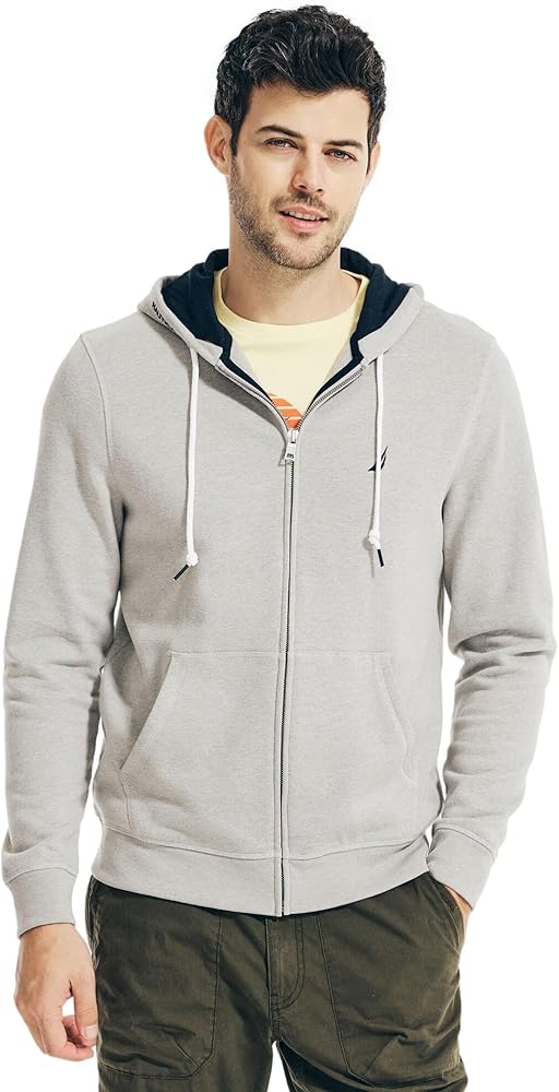 Nautica Men's Anchor Fleece Full-Zip Hoodie