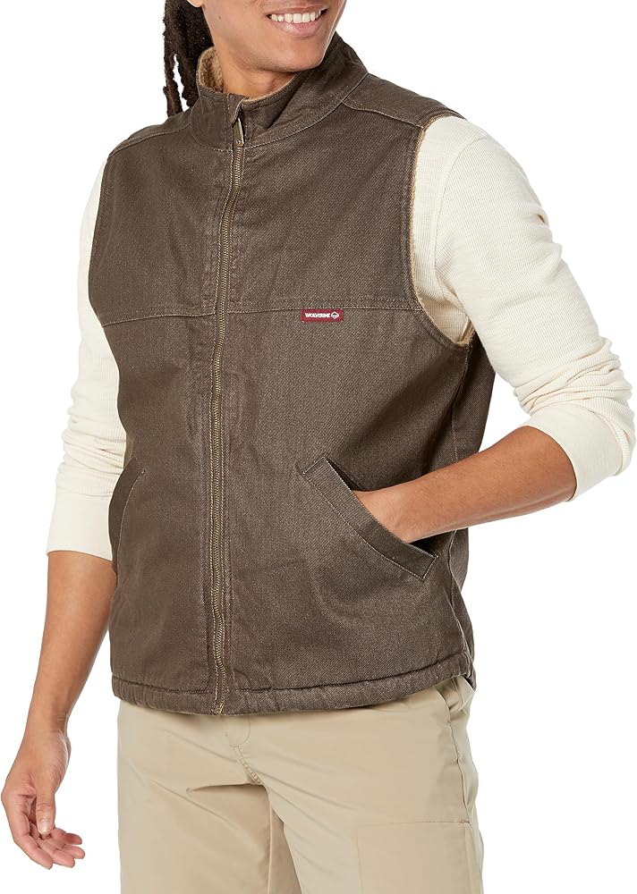 Wolverine Mens Upland Sherpa Lined Vest