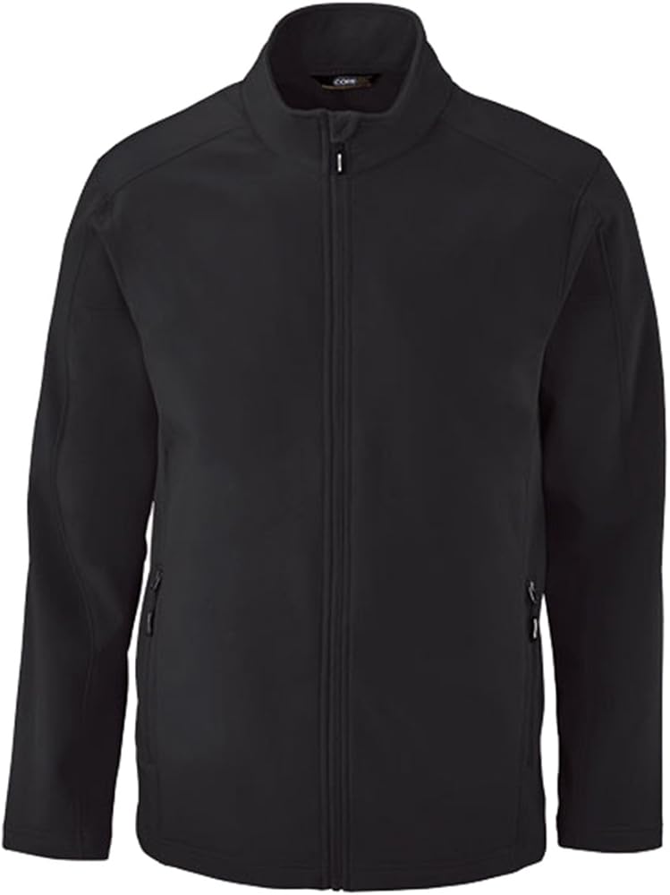 Core 365 Cruise Men's 2-Layer Bonded Soft Shell Jacket, Black 703, X-Large