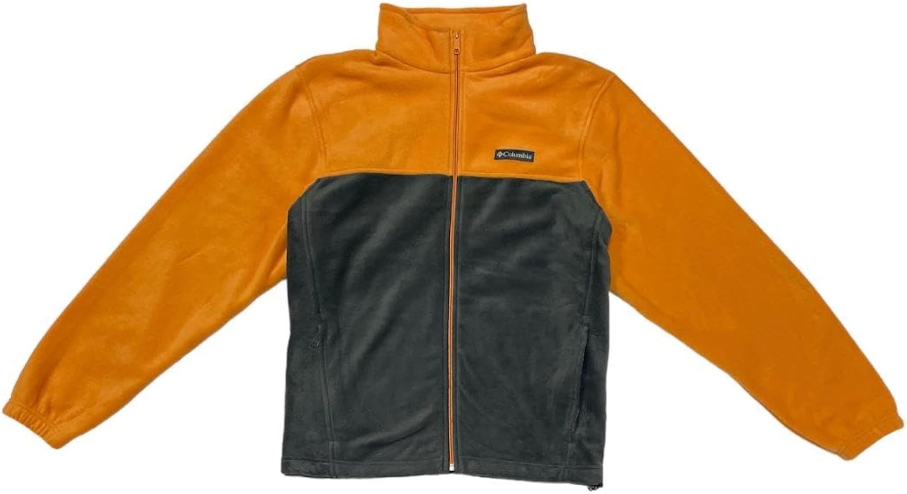 Columbia Mens Granite Mountain Full Zip Fleece Jacket (US, Alpha, X-Large, Regular, Regular, Tangerine/grey)