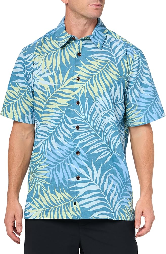 Quiksilver Men's Wild Fern Button Up Woven Top