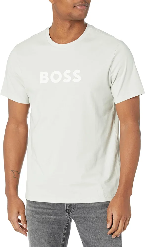 BOSS Men's Regular Fit Short Sleeve Beach T-Shirt