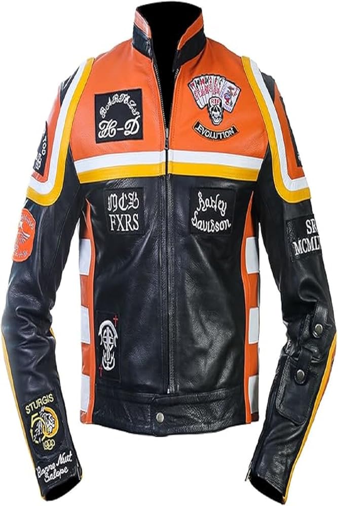 mens Motorcycle Leather Jacket