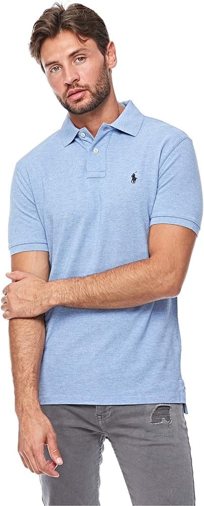 POLO RALPH LAUREN Men's Custom Slim Fit Iconic Mesh Polo