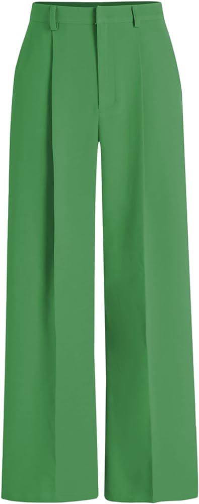 CIDER High Waist Pleated Wide Leg Pants