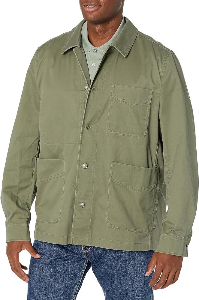 Brooks Brothers Men's Cotton Twill Chore Jacket