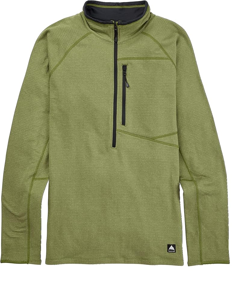 Burton Men's Stockrun Grid Half-Zip Fleece