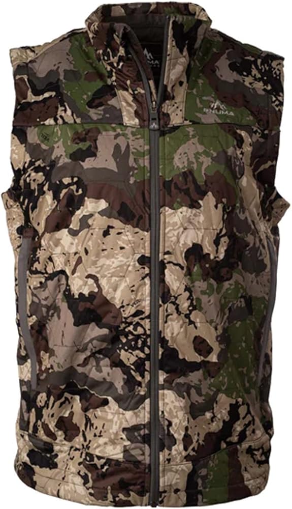 Pnuma Men's Alpha Vertex All-Season Warm Insulated Water-Resistant Windproof Lightweight Packable Hunting Vest