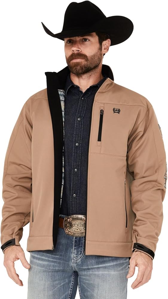 Cinch Men's Bonded Softshell Jacket Brown X-Large US