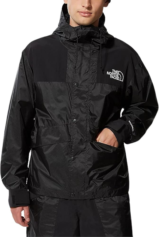 THE NORTH FACE Tnf Outline Men's Windwall Hooded Jacket, tnf black