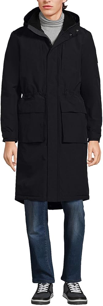 Lands' End Men's Squall Waterproof Insulated Winter Stadium Coat