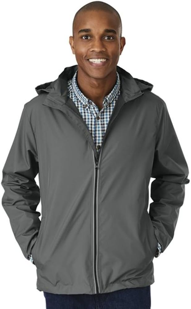 Charles River Apparel Men's Pack-n-go Full Zip Reflective Jacket