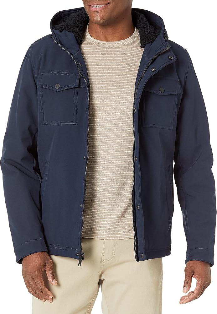 Dockers Men's Arctic Cloth Sherpa Storm Jacket