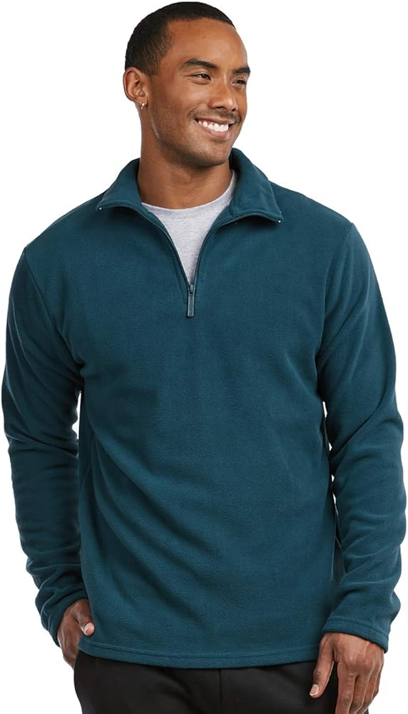 Knocker Men's Polar Fleece Quarter Zip Pullover