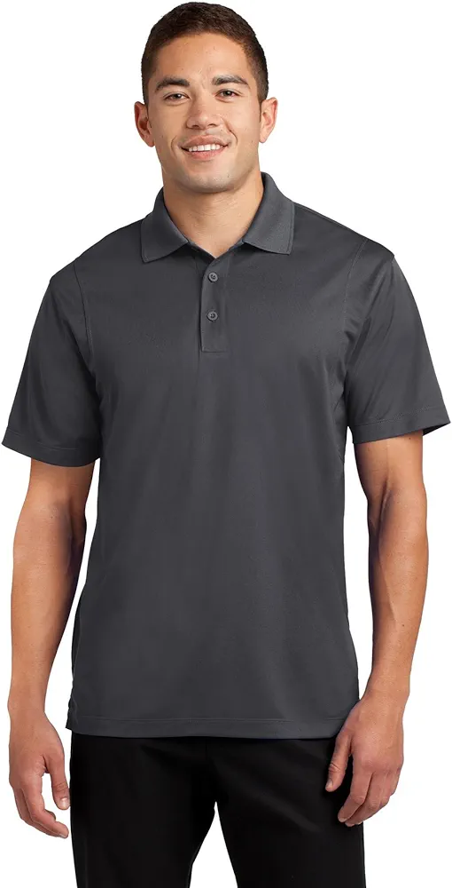 Men's Tall Micropique Sport Wick Polo XLT Iron Grey