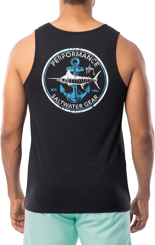 Guy Harvey Men's Fish Collection Graphic Tank Top