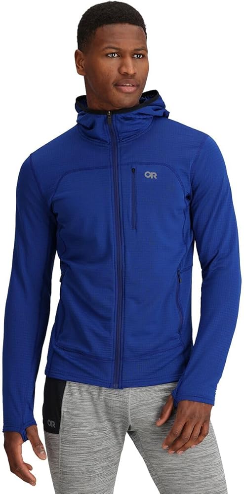 Outdoor Research Men's Vigor Grid Fleece Full Zip Hoodie