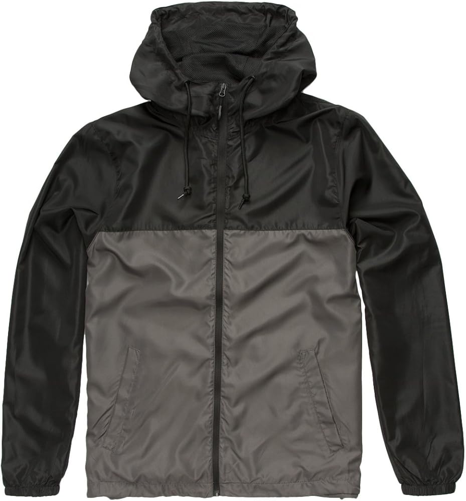 Independent Trading Co. Lightweight Windbreaker Charcoal Small