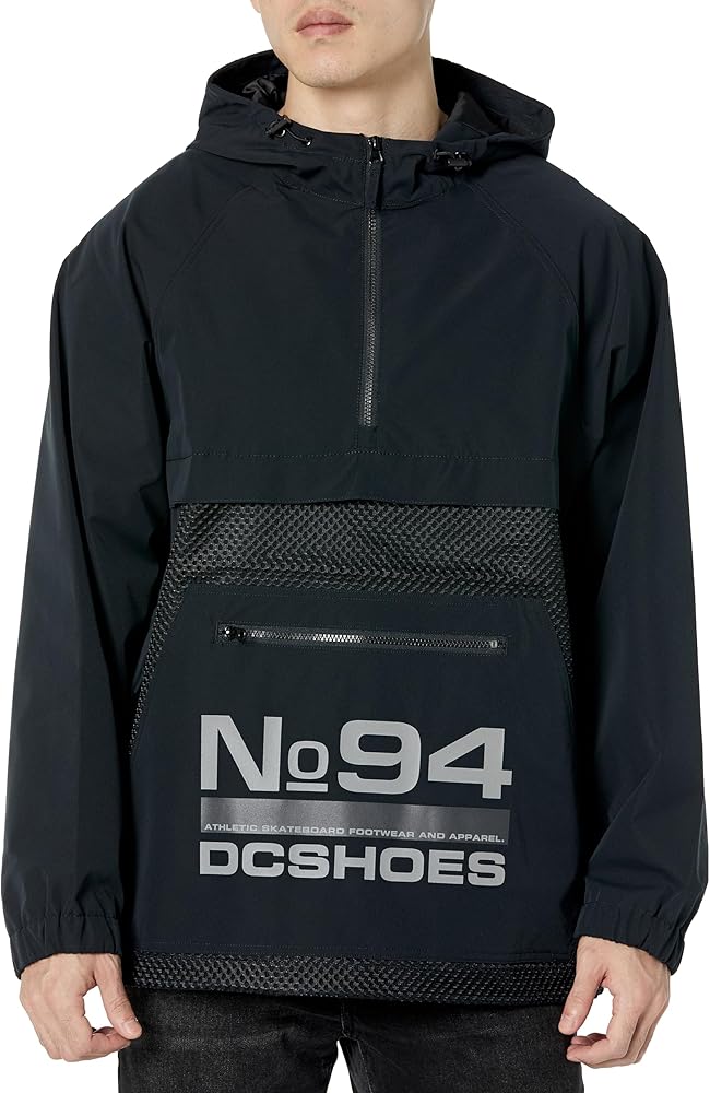 DC Men's Lofi Anorak Water Resistant Windbreaker Jacket