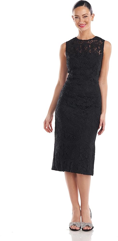 JS Collections Women's Theodora Midi Sheath Dress