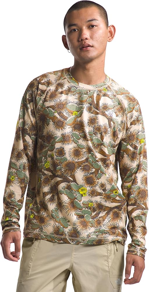 THE NORTH FACE Men's Class V Water Top, Gravel TNF Cactus Camo Print, Medium