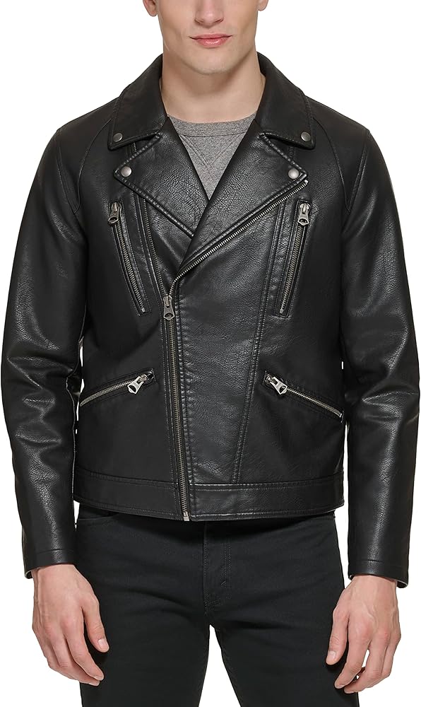 Levi's Men's Faux Leather Motorcycle Jacket