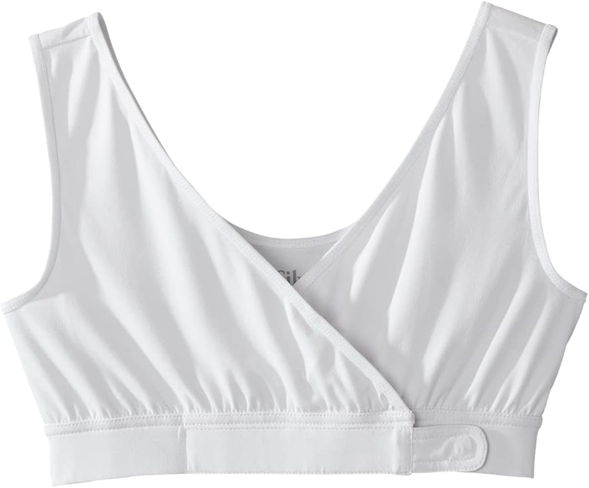 Silverts Women’s Front Closure Adaptive Bra - Underwire & Padding Free Bra for Elderly, Post Surgery, Comfort, Sleeping