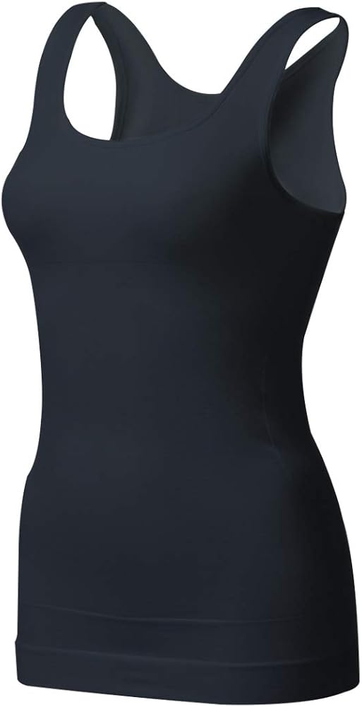 EUYZOU Women's Tummy Control Shapewear Tank Tops - Seamless Body Shaper Compression Top