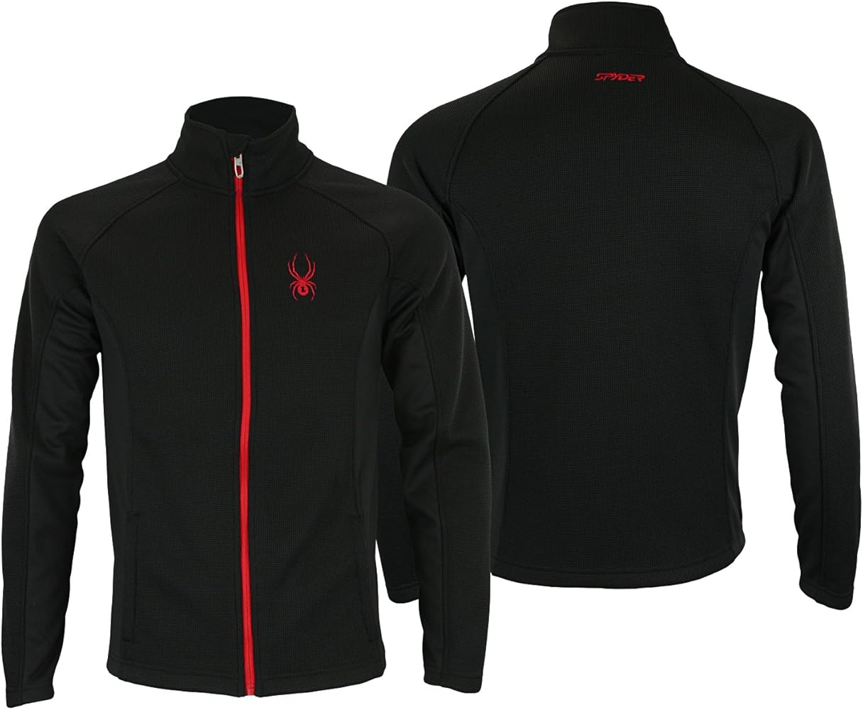 Spyder Mens Full Zip Sweater Black Small