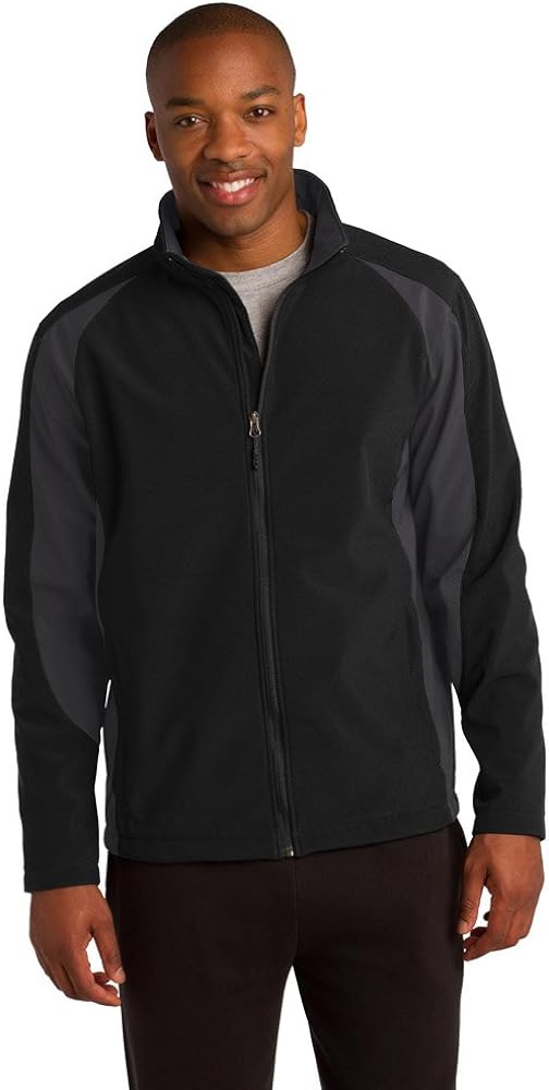 SPORT-TEK Men's Colorblock Soft Shell Jacket