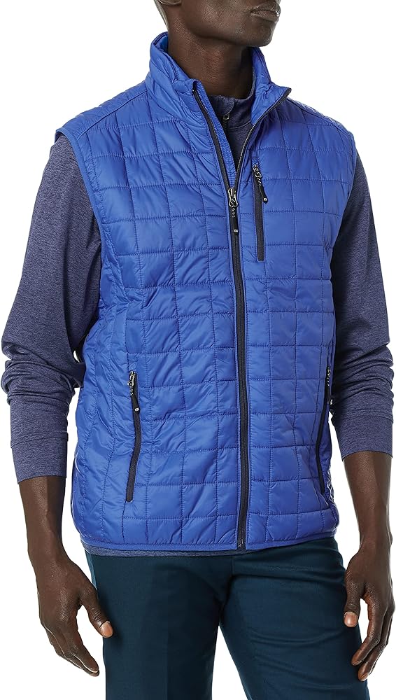 Cutter & Buck Men's Weather Resistant Primaloft Down Alternative Rainer Vest