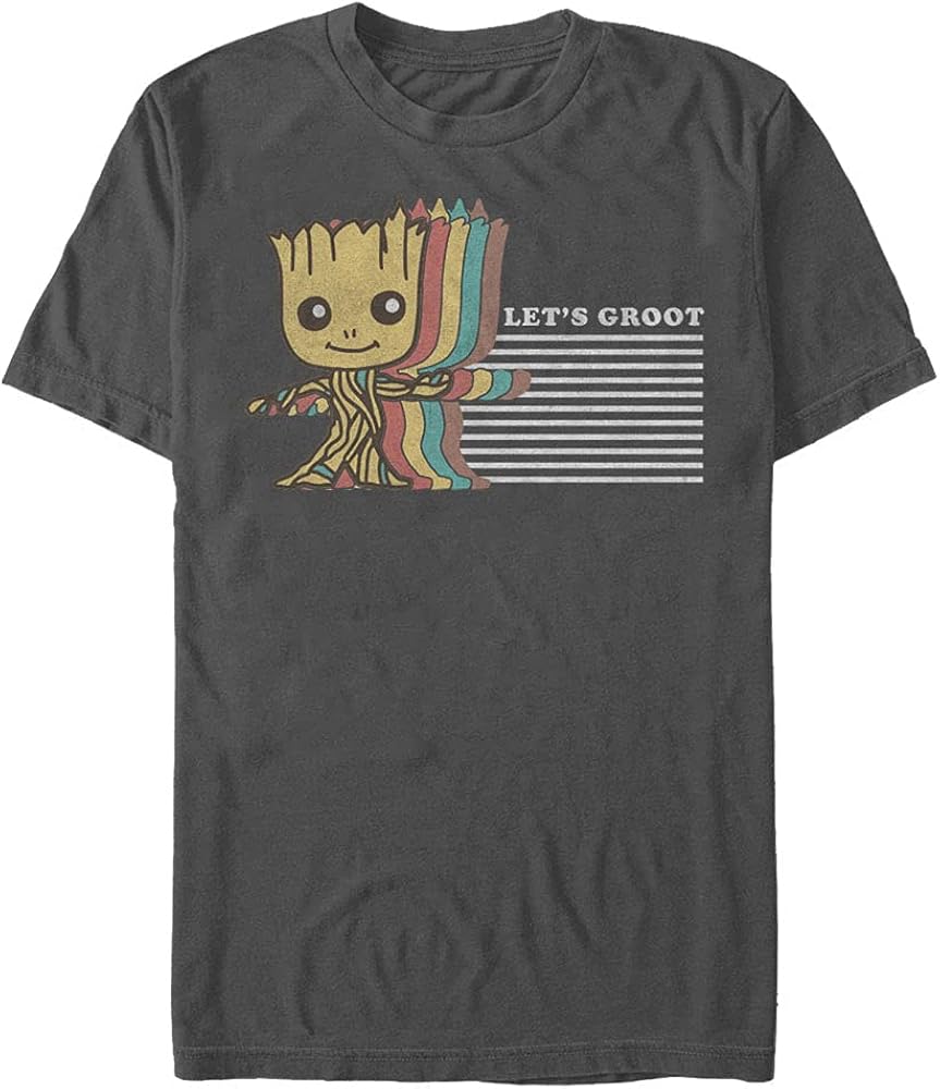 Marvel Men's Universe Retro Groot T-Shirt