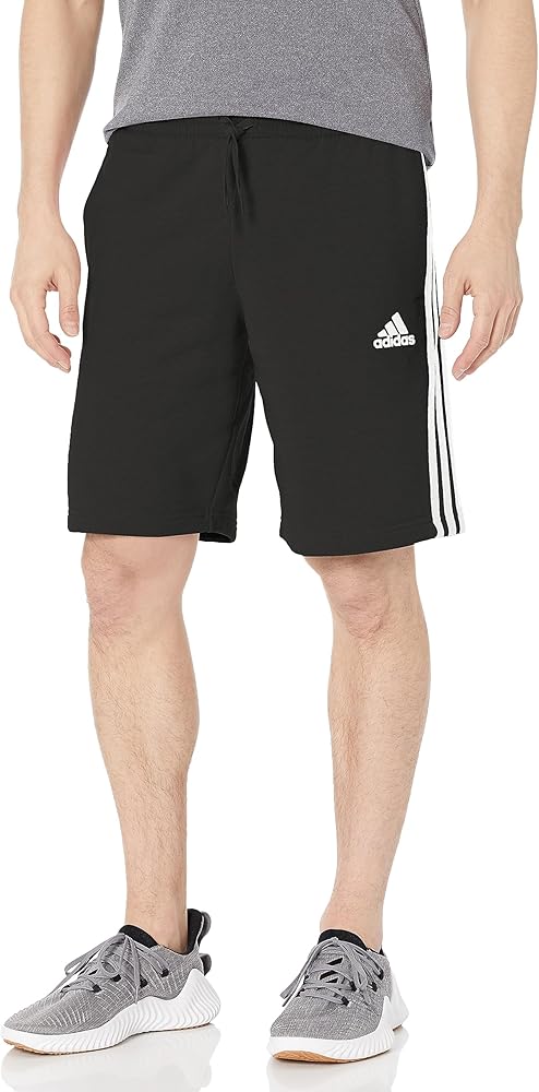 adidas Men's Essentials 3-Stripes Fleece Shorts