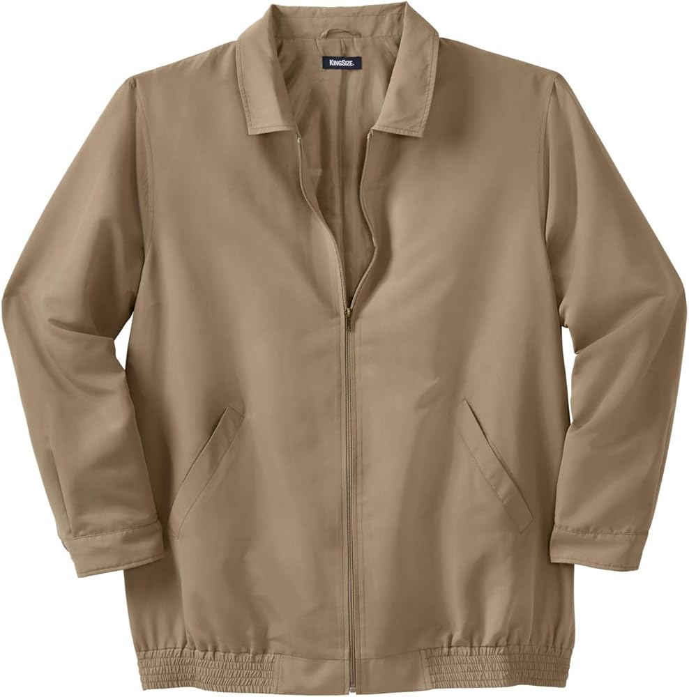 KingSize Men's Big & Tall Classic Water-Resistant Bomber