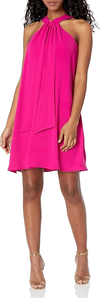 Trina Turk Women's A Line Halter Dress